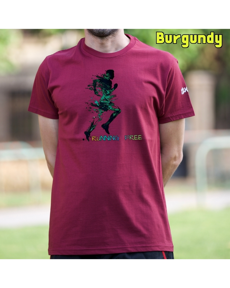 Camiseta Hombre Manga Corta - Running Free