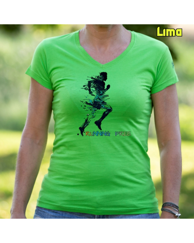Camiseta Mujer Manga Corta - Running Free