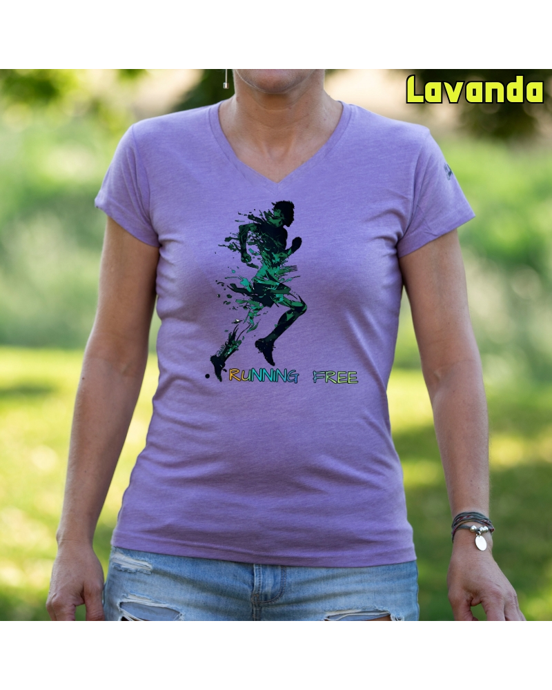 Camiseta Mujer Manga Corta - Running Free