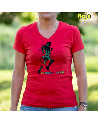 Camiseta Mujer Manga Corta - Running Free