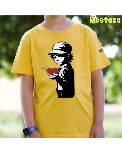 Camiseta niño manga corta - Corazón En Mano