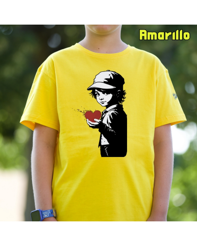 Corazón En Mano - Camiseta Niño Manga Corta