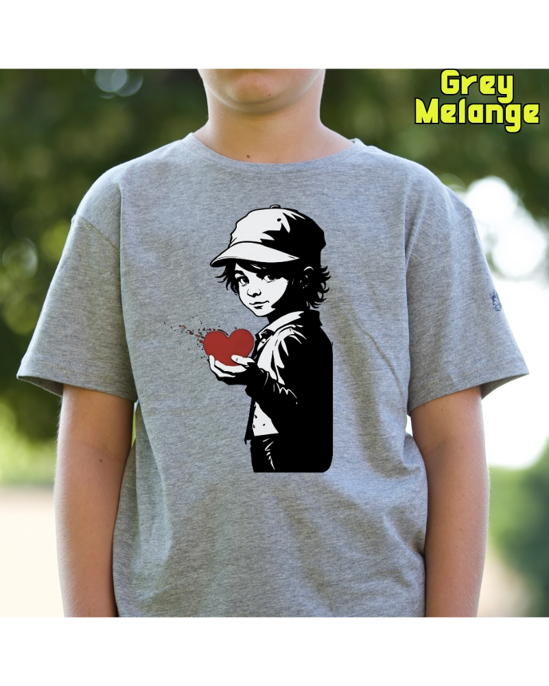 Corazón En Mano - Camiseta Niño Manga Corta