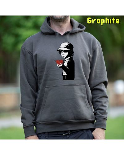 Sudadera hombre con capucha Corazón En Mano