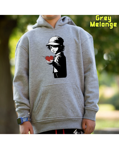 Corazón En Mano - Sudadera Niño Con Capucha