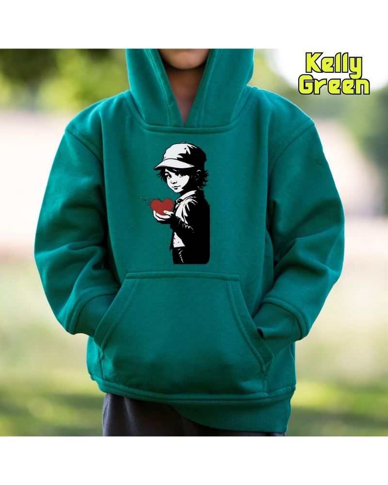 Sudadera niño con capucha Corazón En Mano