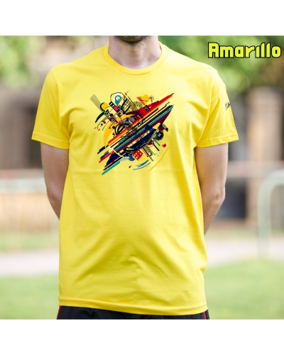 Camiseta Hombre Manga Corta - KANDISKY