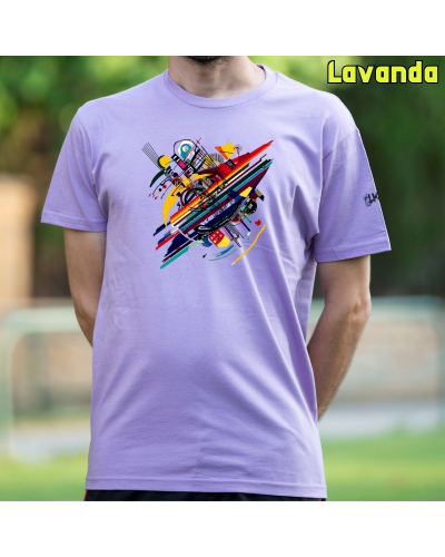 Camiseta Hombre Manga Corta - KANDISKY