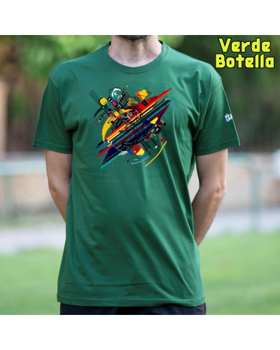 Camiseta Hombre Manga Corta - KANDISKY