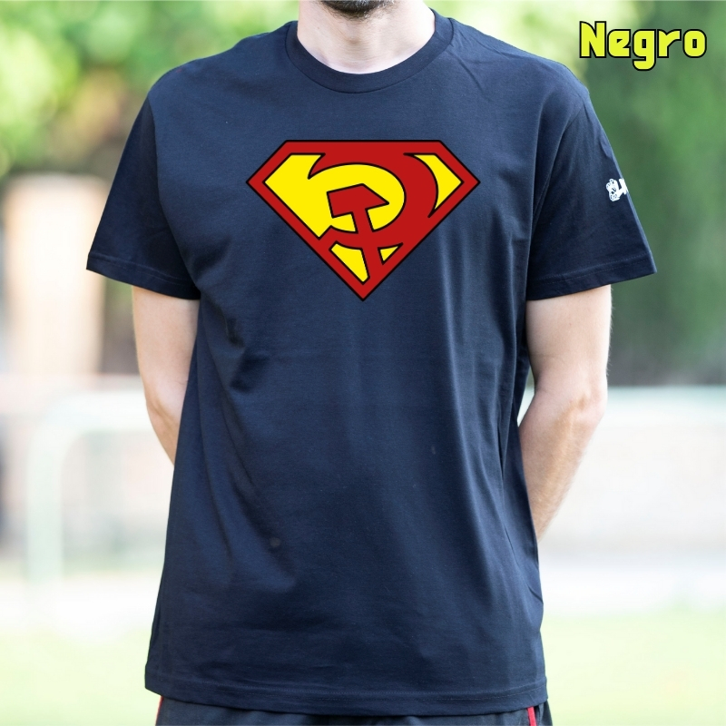 Camiseta Hombre Manga Corta - Superhombre Rojo