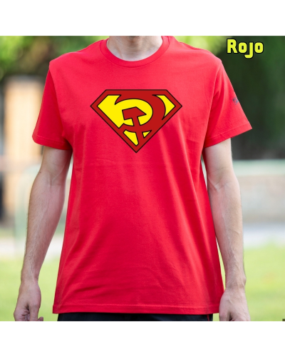 Camiseta hombre  - Superhombre Rojo