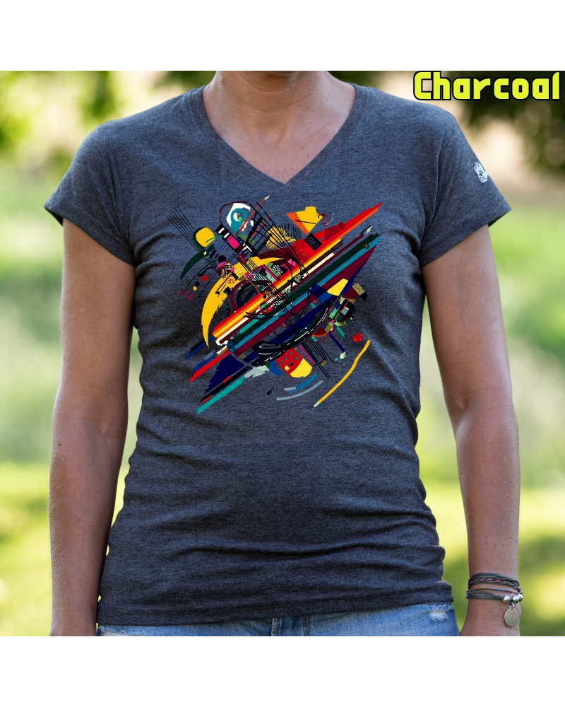 Camiseta Mujer Manga Corta - Kandinsky