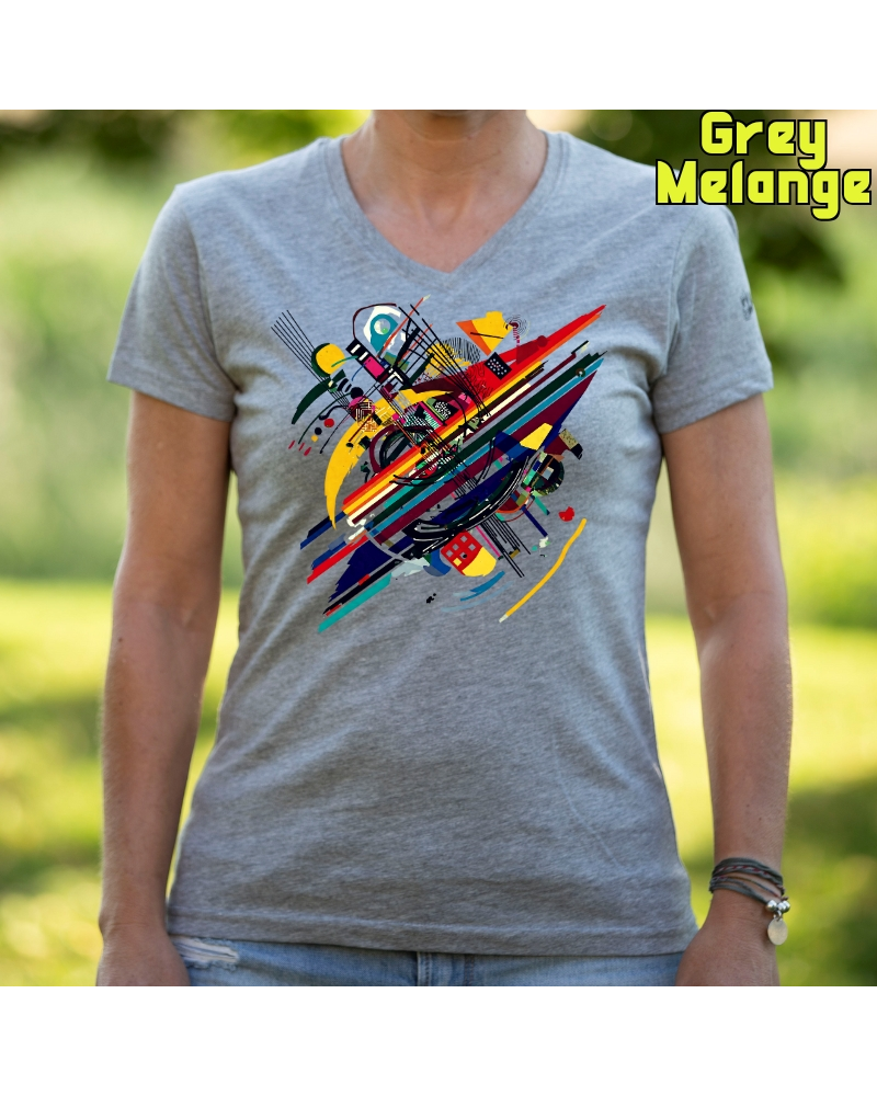 Kandinsky - Camiseta Mujer Manga Corta