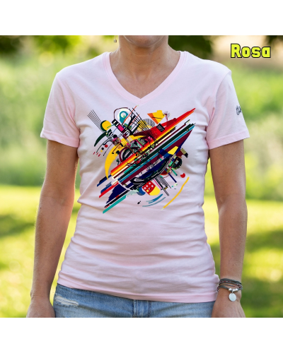 Camiseta Mujer Manga Corta - Kandinsky