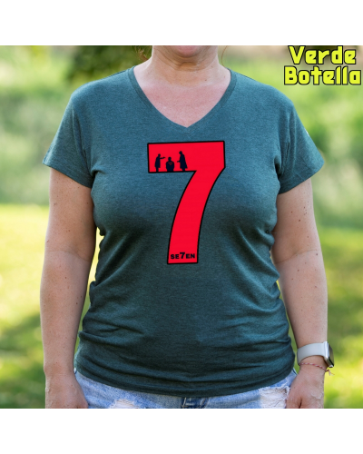 Seven - Camiseta Mujer Manga Corta