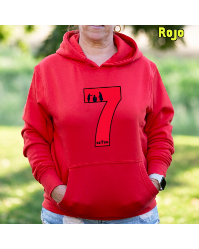 Sudadera mujer con capucha Seven