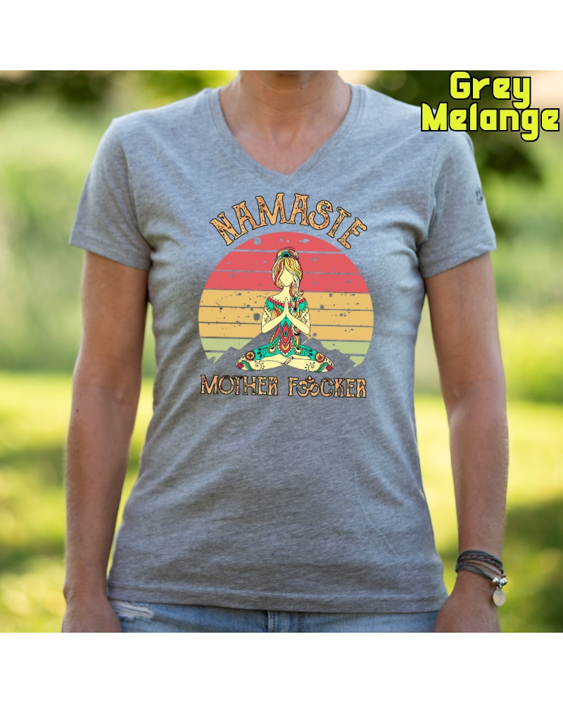 Namaste - Camiseta Mujer Manga Corta