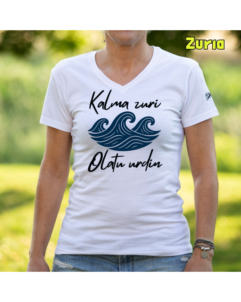 Emakumeen Kamiseta  - Kalma Zuri