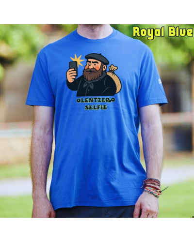 Gizonezkoen Kamiseta - Olentzero Selfie
