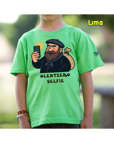 Haur Kamiseta - Olentzero Selfie