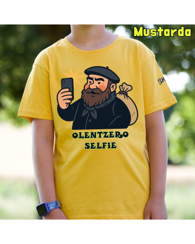 Haur Kamiseta - Olentzero Selfie