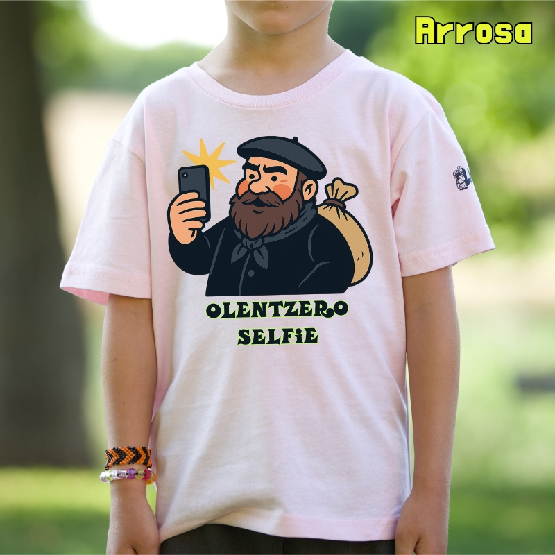Haur Kamiseta - Olentzero Selfie
