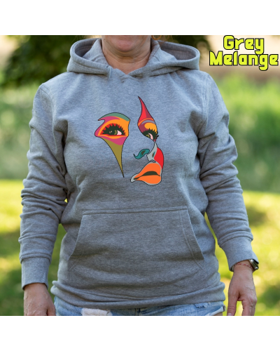 Sudadera mujer con capucha Una Mirada  La Kamiseta K Buskas
