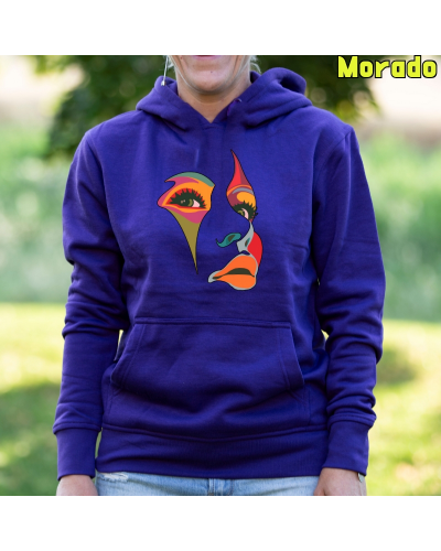 Sudadera mujer con capucha Una Mirada  La Kamiseta K Buskas