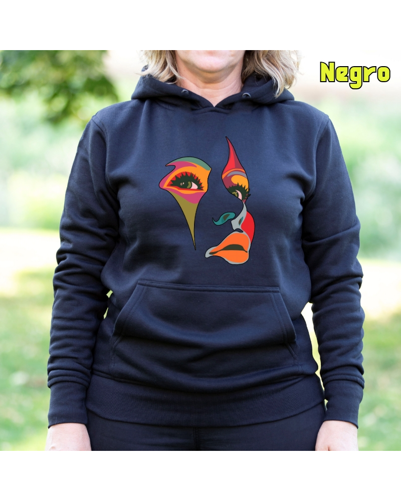 Sudadera mujer con capucha Una Mirada  La Kamiseta K Buskas