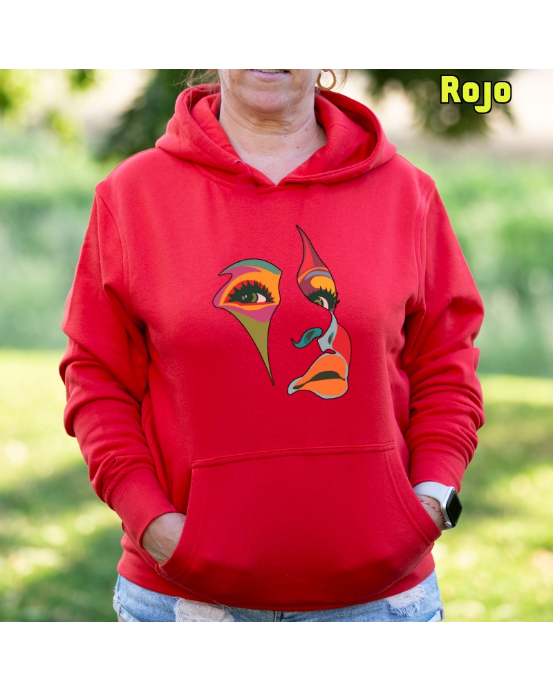 Sudadera mujer con capucha Una Mirada  La Kamiseta K Buskas