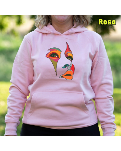 Sudadera mujer con capucha Una Mirada  La Kamiseta K Buskas