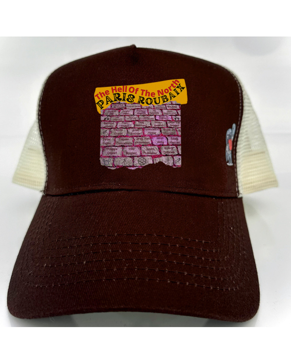 Gorra PAVÉS ROUBAIX - Marrón/Caramelo