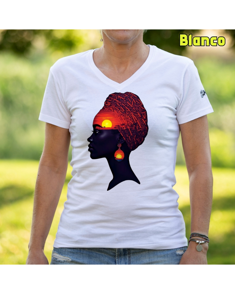 Africa Infinita - Camiseta Mujer Manga Corta