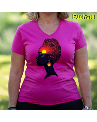 Camiseta Mujer Manga Corta - Africa Infinita