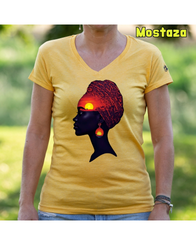 Africa Infinita - Camiseta Mujer Manga Corta