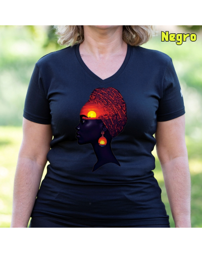 Africa Infinita - Camiseta Mujer Manga Corta