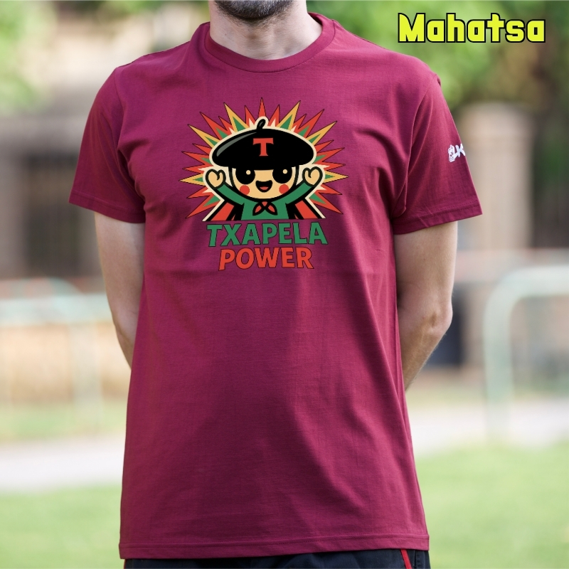 Gizonezkoen Kamiseta-Txapela Power