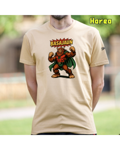 Gizonezkoen Kamiseta-Basajaun Komic