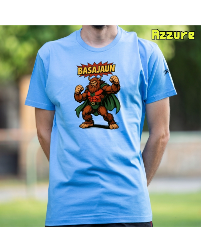 Gizonezkoen Kamiseta-Basajaun Komic