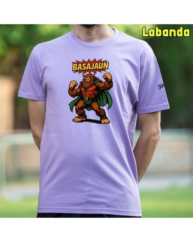 Gizonezkoen Kamiseta-Basajaun Komic