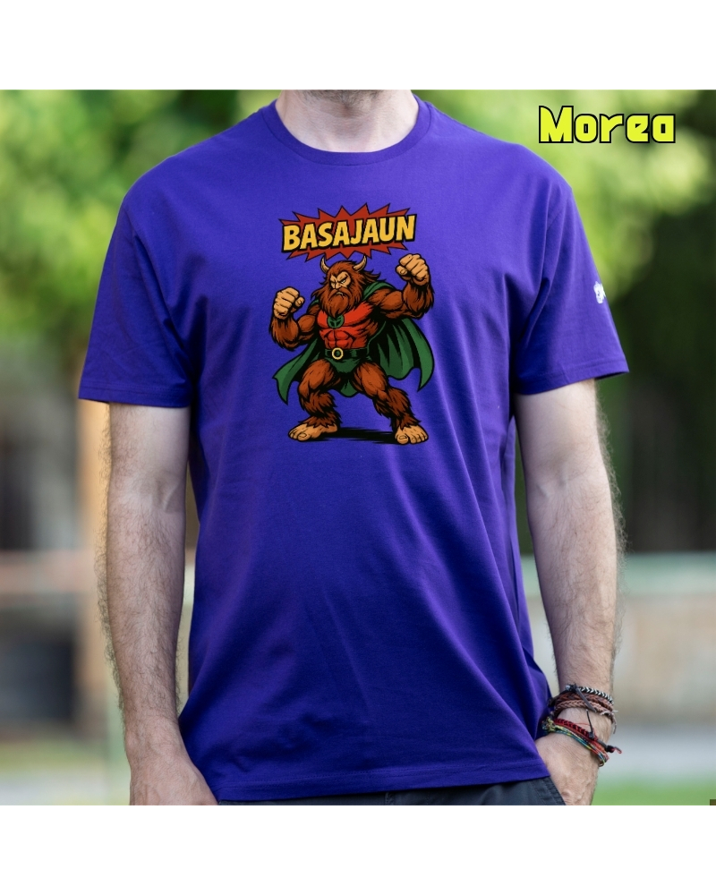 Gizonezkoen Kamiseta-Basajaun Komic
