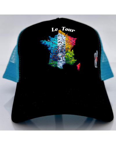 Gorra TOUR - Negro/Azul