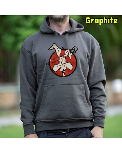 Sudadera hombre con capucha Koyote