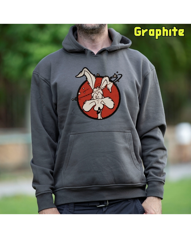 Sudadera hombre con capucha Koyote