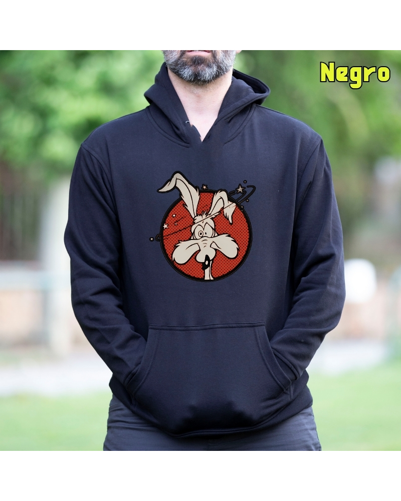 Sudadera hombre con capucha Koyote