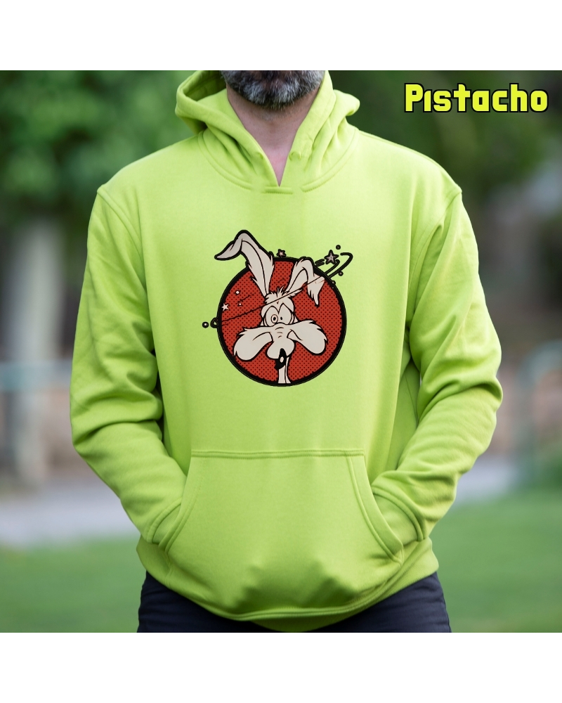 Sudadera hombre con capucha Koyote
