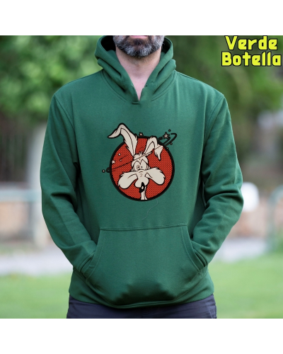 Sudadera hombre con capucha Koyote