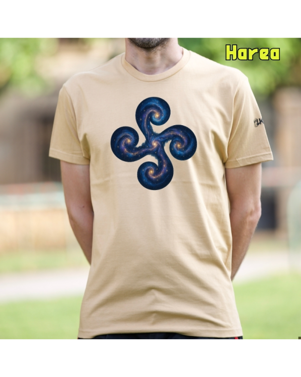 GizonKamiseta-Lauburu Galaxia Harea