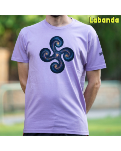 GizonKamiseta-Lauburu Galaxia Labanda