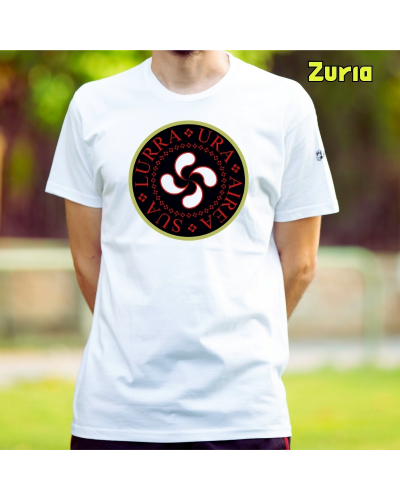 Gizonezkoen Kamiseta-Airea Ura Sua Lurra